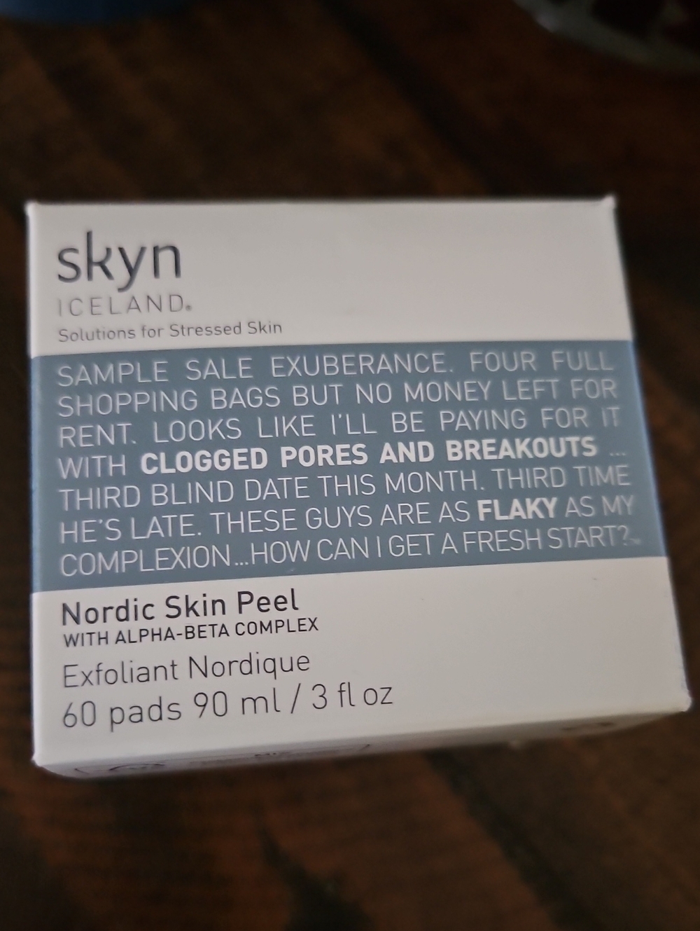 skyn Nordic Skin Peel Exfoliant 60 Pads